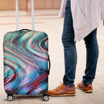 Smoke Psychedelic Trippy Print Luggage Cover GearFrost
