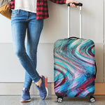 Smoke Psychedelic Trippy Print Luggage Cover GearFrost