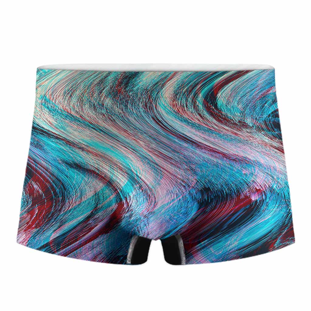 Smoke Psychedelic Trippy Print Men's Boxer Briefs