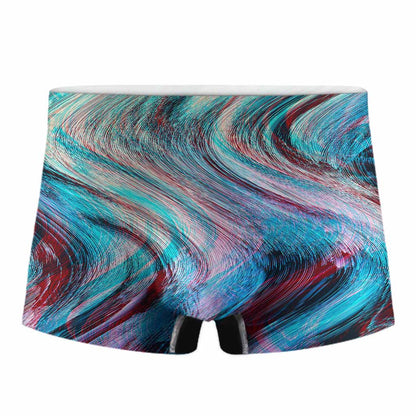 Smoke Psychedelic Trippy Print Men's Boxer Briefs