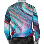 Smoke Psychedelic Trippy Print Men's Crewneck Sweatshirt GearFrost