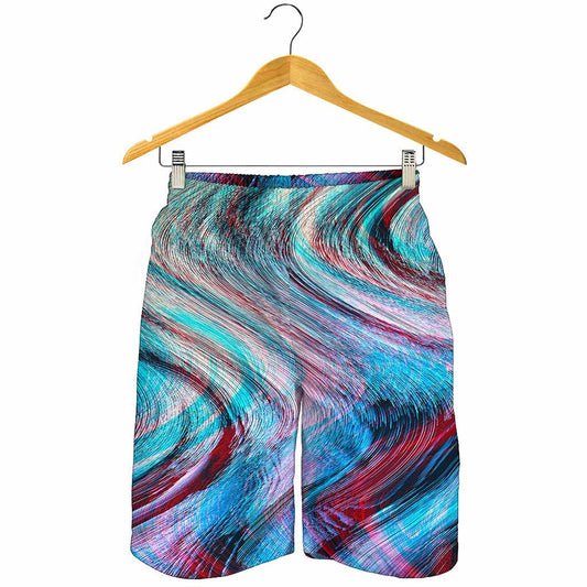 Smoke Psychedelic Trippy Print Men's Shorts