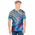 Smoke Psychedelic Trippy Print Men's T-Shirt