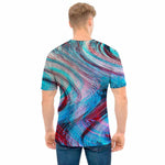 Smoke Psychedelic Trippy Print Men's T-Shirt