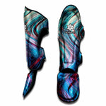 Smoke Psychedelic Trippy Print Muay Thai Shin Guard
