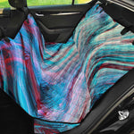 Smoke Psychedelic Trippy Print Pet Car Back Seat Cover