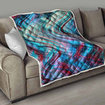 Smoke Psychedelic Trippy Print Quilt