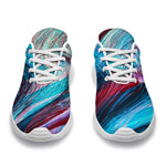 Smoke Psychedelic Trippy Print Sport Shoes GearFrost