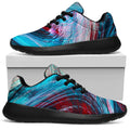 Smoke Psychedelic Trippy Print Walking Shoes