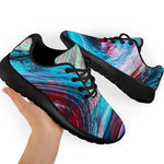 Smoke Psychedelic Trippy Print Sport Shoes GearFrost