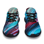 Smoke Psychedelic Trippy Print Sport Shoes GearFrost