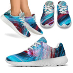 Smoke Psychedelic Trippy Print Sport Shoes GearFrost