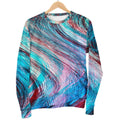 Smoke Psychedelic Trippy Print Women's Crewneck Sweatshirt