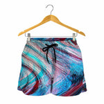 Smoke Psychedelic Trippy Print Women's Shorts