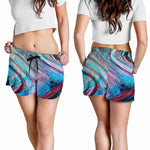 Smoke Psychedelic Trippy Print Women's Shorts