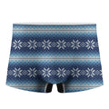 Snow Flower Knitted Pattern Print Men's Boxer Briefs