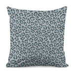 Snow Leopard Knitted Pattern Print Pillow Cover