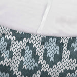 Snow Leopard Knitted Pattern Print Sofa Cover