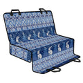 Snow Rabbit Knitted Pattern Print Pet Car Back Seat Cover
