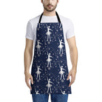 Snowflake Ballet Pattern Print Apron