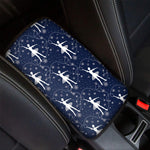 Snowflake Ballet Pattern Print Car Center Console Cover