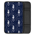 Snowflake Ballet Pattern Print Car Center Console Cover