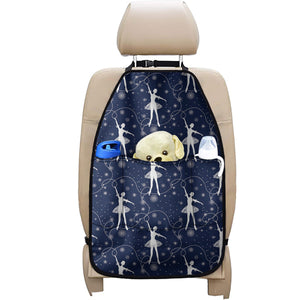 Snowflake Ballet Pattern Print Car Seat Organizers