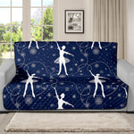 Snowflake Ballet Pattern Print Futon Protector