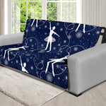 Snowflake Ballet Pattern Print Futon Protector