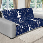 Snowflake Ballet Pattern Print Futon Protector