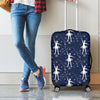 Snowflake Ballet Pattern Print Luggage Cover