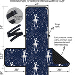 Snowflake Ballet Pattern Print Recliner Protector