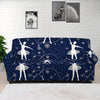 Snowflake Ballet Pattern Print Sofa Cover