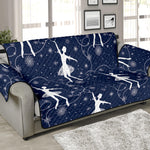 Snowflake Ballet Pattern Print Sofa Protector