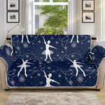 Snowflake Ballet Pattern Print Sofa Protector