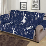 Snowflake Ballet Pattern Print Sofa Protector