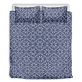 Snowflakes Knitted Pattern Print Duvet Cover Bedding Set