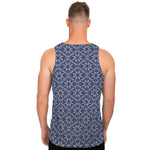Snowflakes Knitted Pattern Print Men's Tank Top