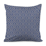 Snowflakes Knitted Pattern Print Pillow Cover