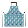 Snowman And Snowflake Pattern Print Apron