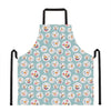 Snowman Emoji Pattern Print Apron