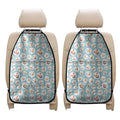 Snowman Emoji Pattern Print Car Seat Organizers