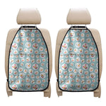 Snowman Emoji Pattern Print Car Seat Organizers