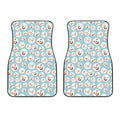 Snowman Emoji Pattern Print Front Car Floor Mats