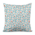 Snowman Emoji Pattern Print Pillow Cover