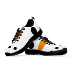 Snowman Face Print Black Sneakers