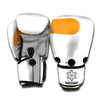 Snowman Face Print Boxing Gloves