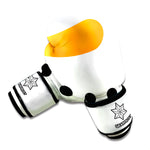 Snowman Face Print Boxing Gloves