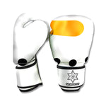 Snowman Face Print Boxing Gloves