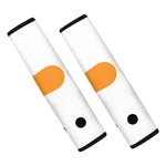 Snowman Face Print Car Seat Belt Covers